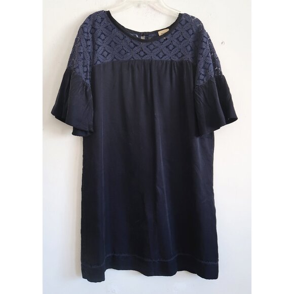 Ella Moss Lace Detail Shift Dress - Size Large - Picture 1 of 9